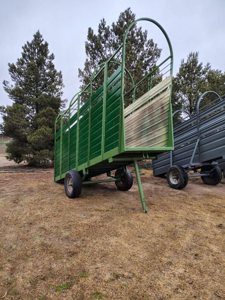 Cargador de hacienda color verde