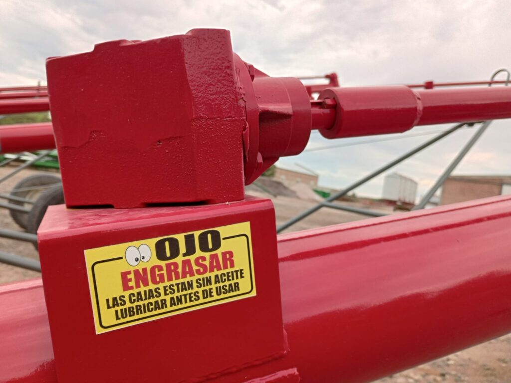Sinfin elevador de grano